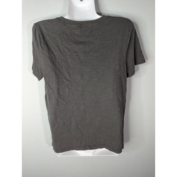 PINK Lucky Brand Gray Cotton Short Sleeve Classic Crew Tee Size S - Picture 6 of 9